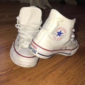 White high top converse
