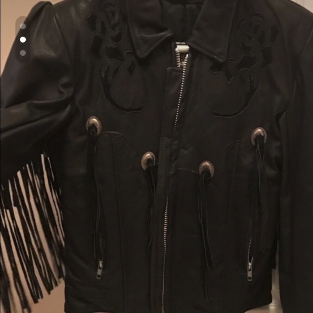 Dallas leather jacket women's