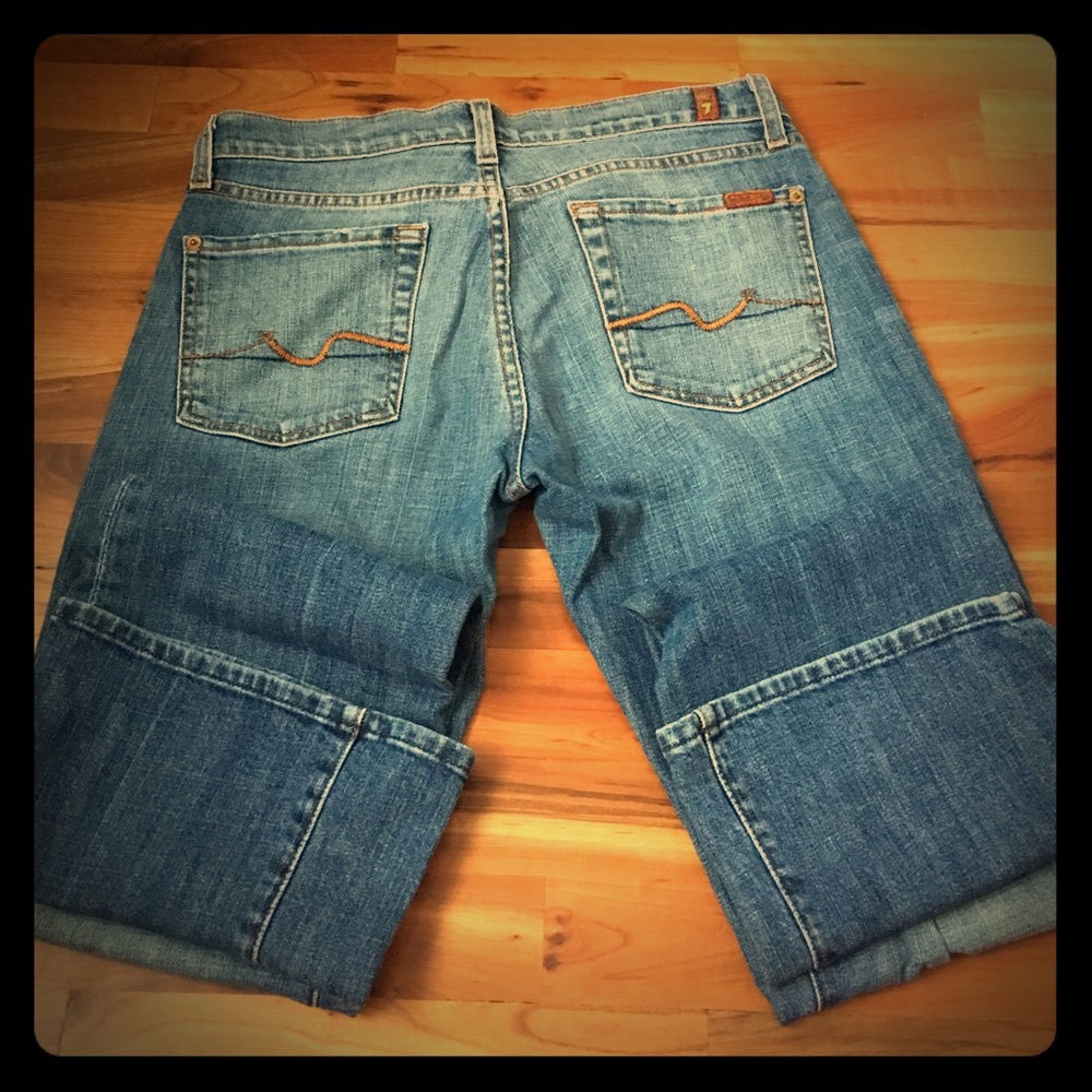 Size 29 Sevens boot cut jeans LONG