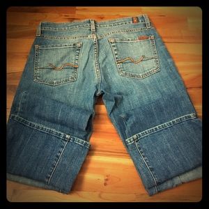 Size 29 Sevens boot cut jeans LONG