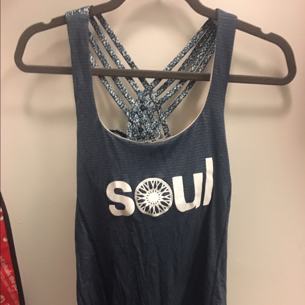 LULULemon size 6 barely worn Soul Cycle shirt!