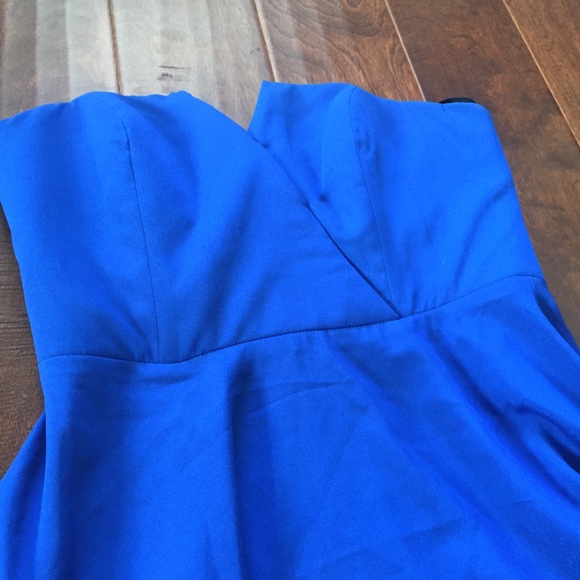 Naven Bombshell Circle Skirt Dress in Vegas Blue - Picture 5 of 6