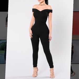 Fashion nova black jumpsuit
