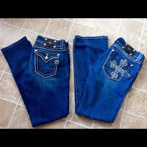2 pair of MissMe Jeans