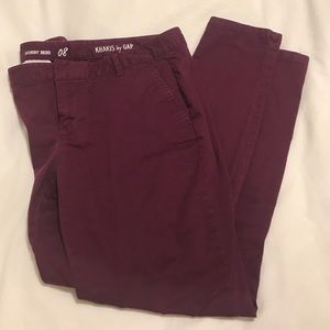 Gap skinny mini khakis- two pairs
