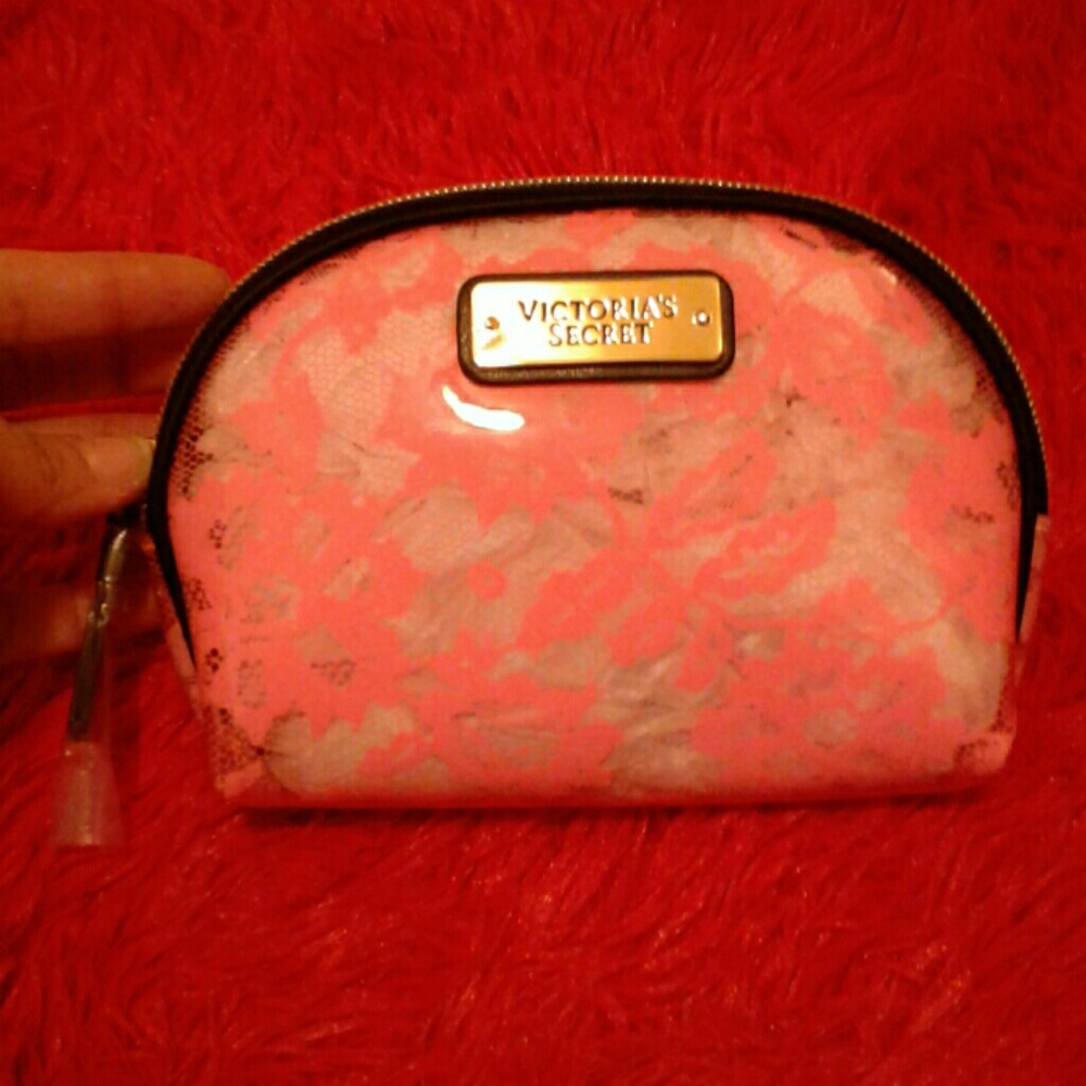 FIRM $ Victoria's Secret PINK Lace Cosmetic Bag