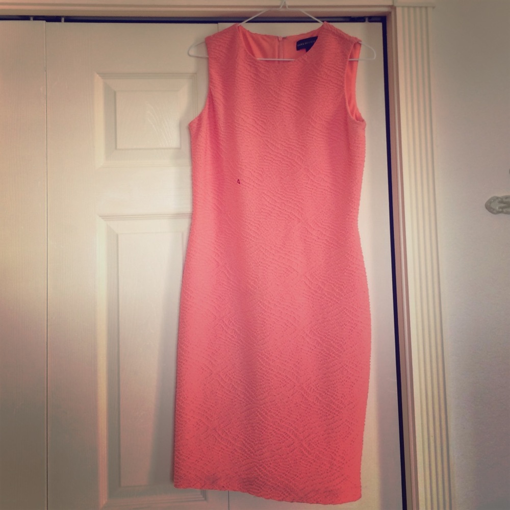Dana Buchman Coral Sheath Dress