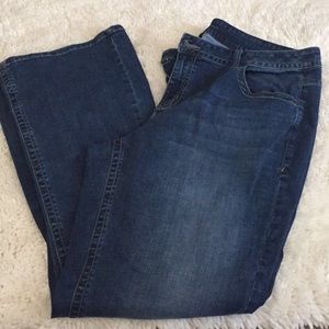 Medium wash plus size jeans