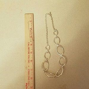 Premier Designs silver Loop necklace