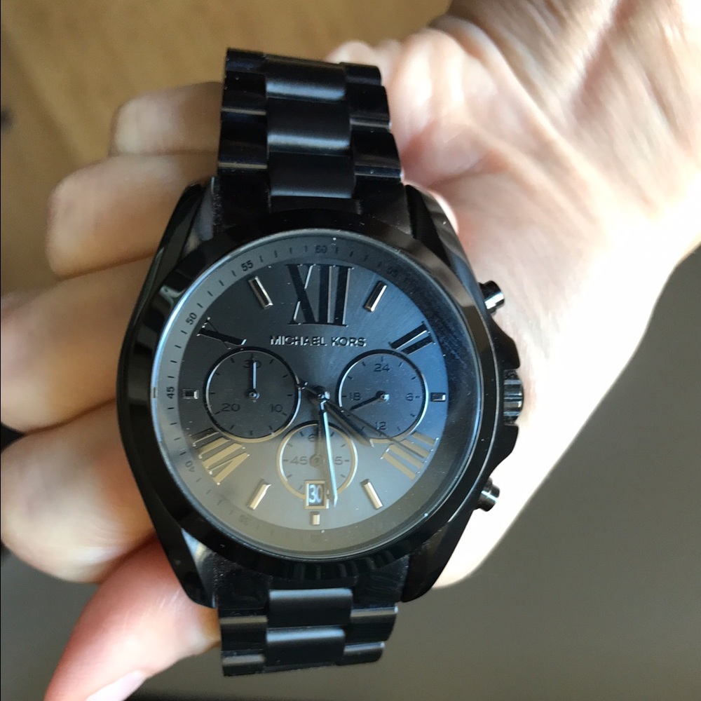Michael Kors Black Bradshaw MK5550 unisex watch
