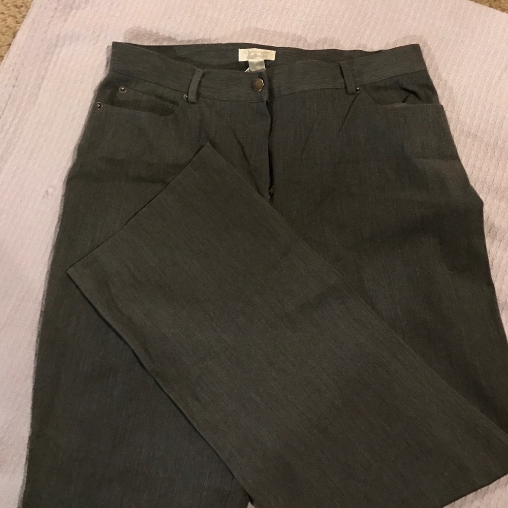 Gray dress pants