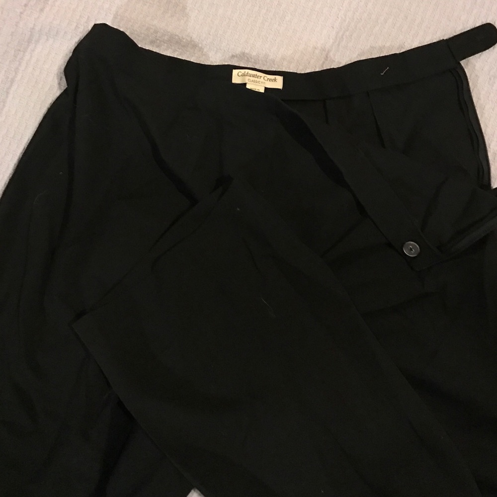 Black Rayon dress slacks