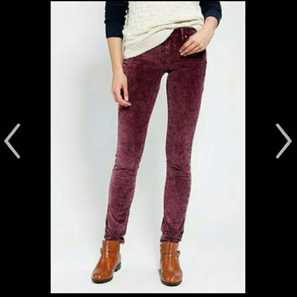 BDG urban outfitters corduroy skinny ankle pants