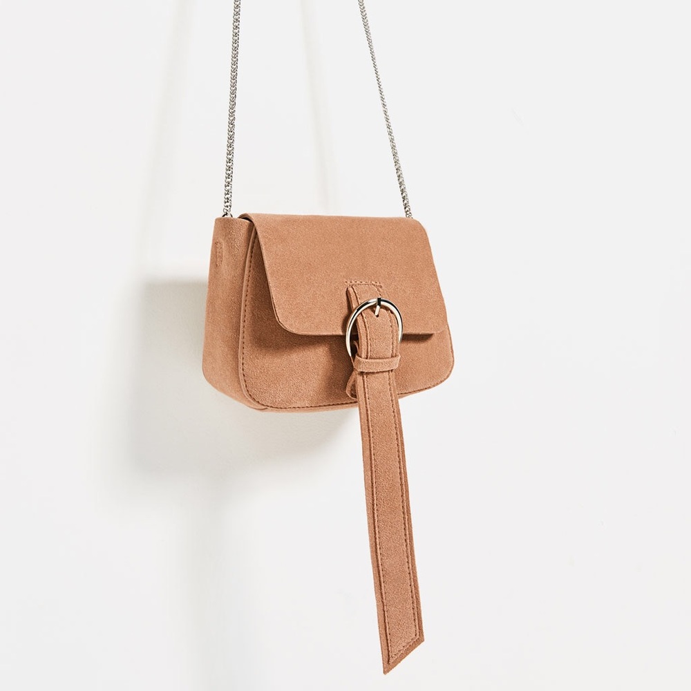 Zara sold out authentic leather mini bag
