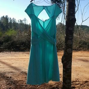 Womens  light blue/green spring summer dress
