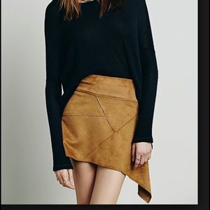 FP Vegan Suede Patchwork Mini Henna • Never Worn!