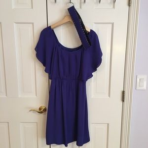 Shoshanna belted Ruffle dress - worn once