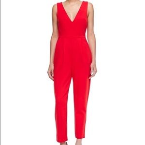 Red French connection jumpsuit