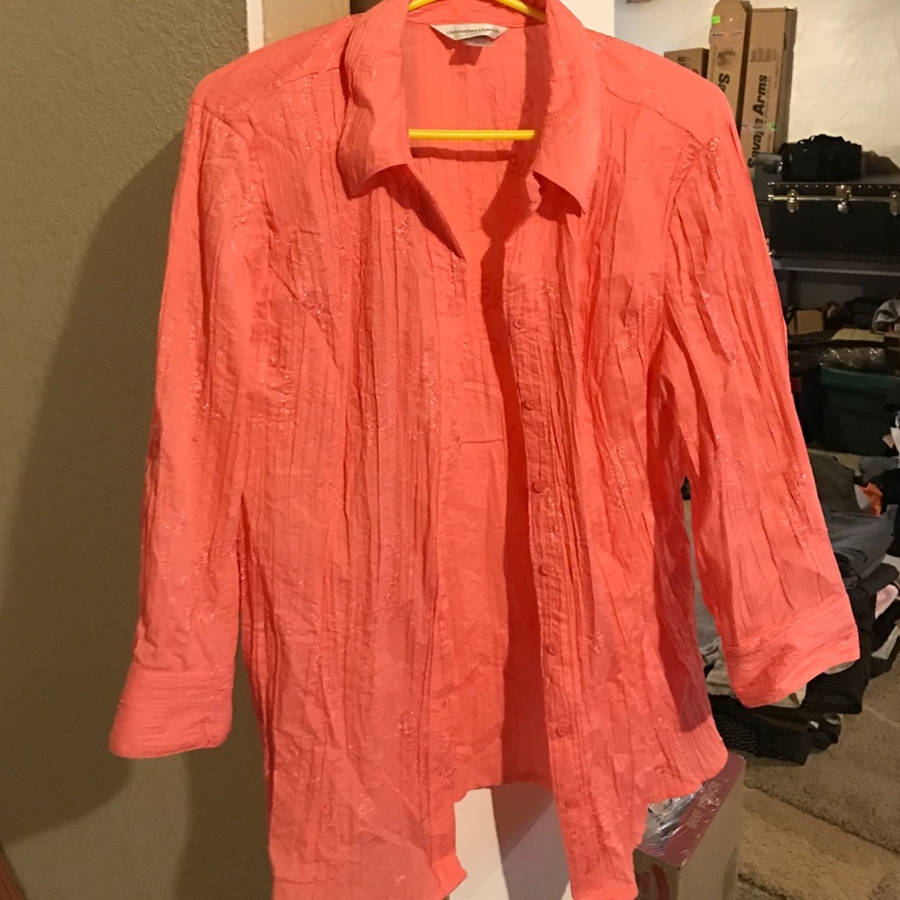 Blouse in awesome spring color