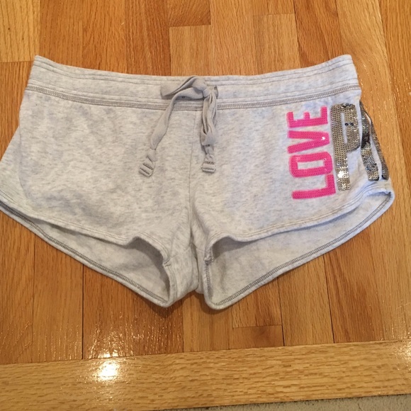 Pink Victoria's Secret bling shorts - Picture 2 of 4