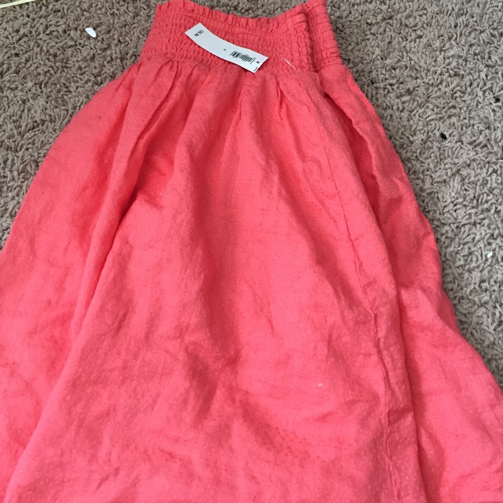 Pink salmon skirt