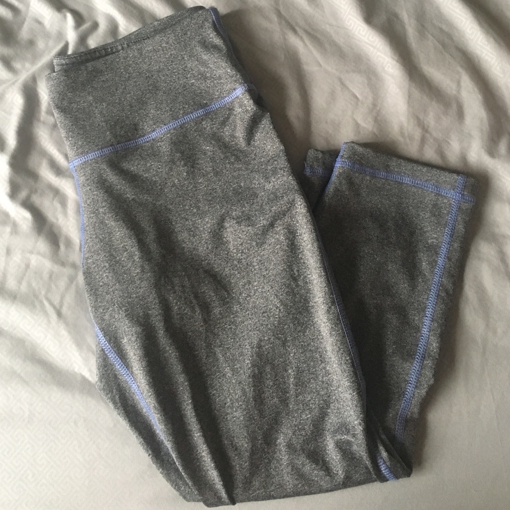 High Waisted Knee Length Yoga Leggings