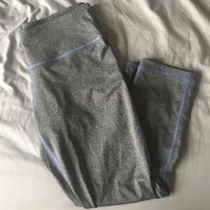 High Waisted Knee Length Yoga Leggings