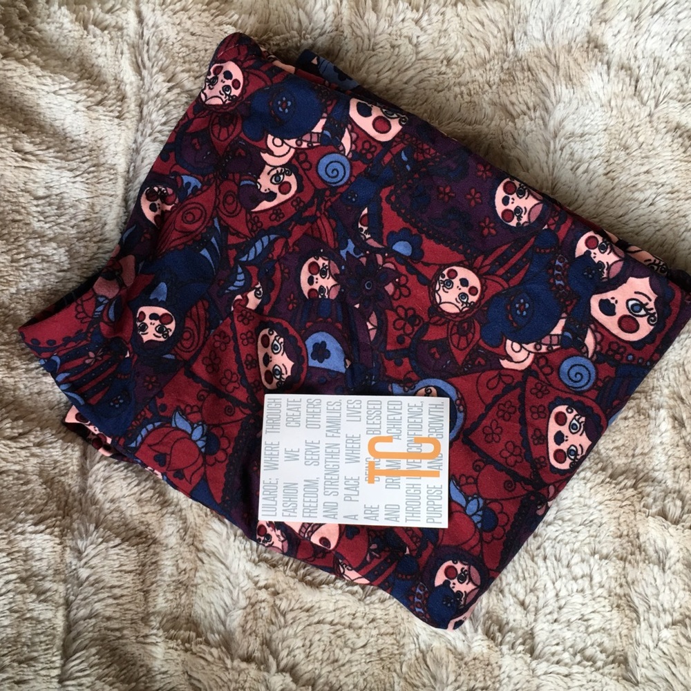 LuLaRoe TC Russian Nesting Doll Babushka Leggings