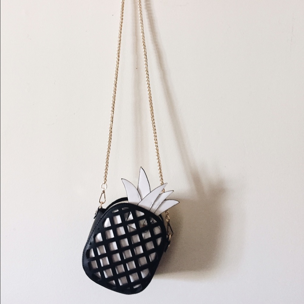 Zara exclusive pineapple purse.