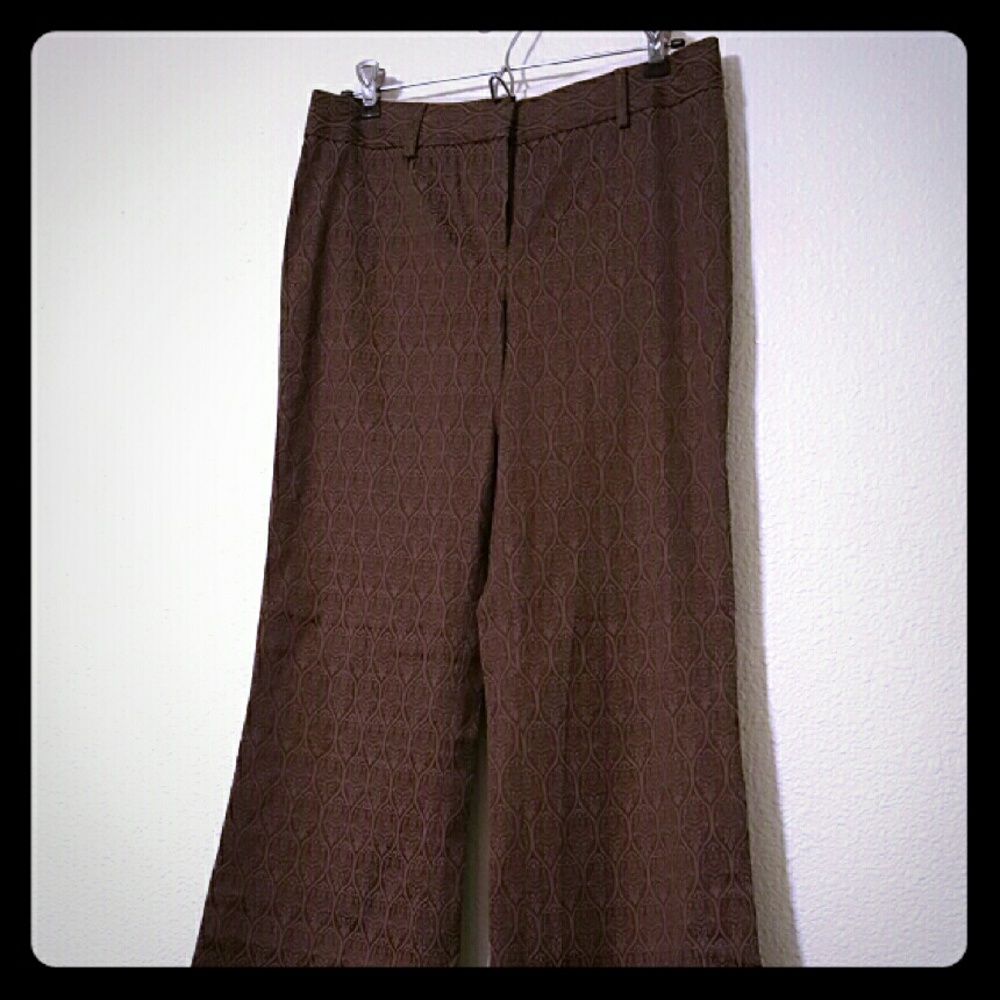 Super Cool Brocade Tahari trousers Sz 6