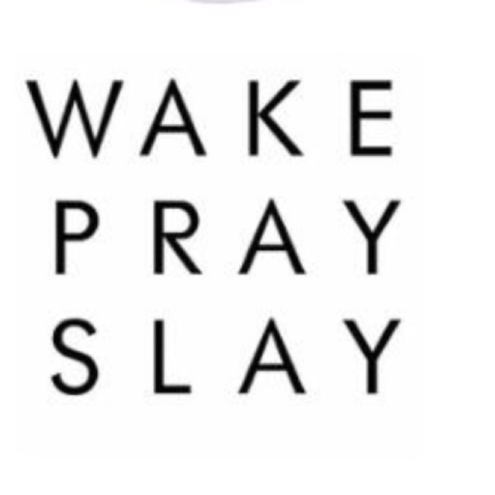 🎀WAKE PRAY SLAY T- SHIRT *NWT*💝 - Picture 3 of 3