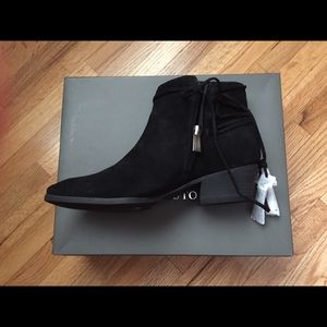 Black Suede Booties