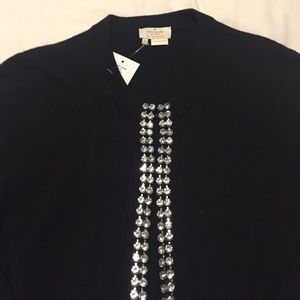 New Kate Spade embellished wool cardigan size S