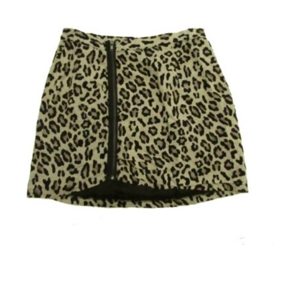 Urban Outiftters zip front leopard skirt - Picture 6 of 6