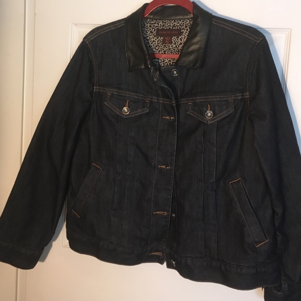 NWOT ...Coldwater Creek jean jacket ..