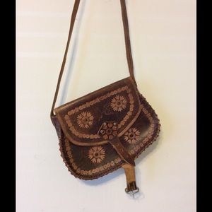 Hand tooled purse
