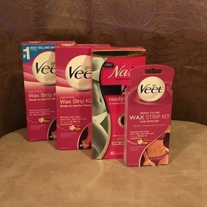 NWT Veet and Nair Ready to Use Wax Strips