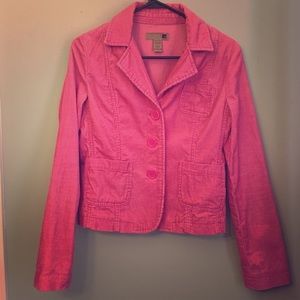 Perfect Spring Lightweight pink corduroy jacket