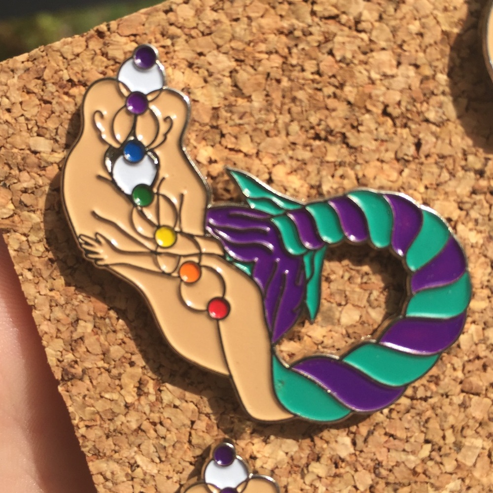 Chakra Mermaid Hatpin