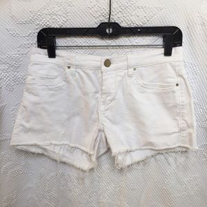 Blank NYC White Denim Shorts