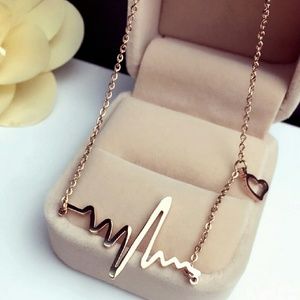 New Gold Heartbeat Necklace!