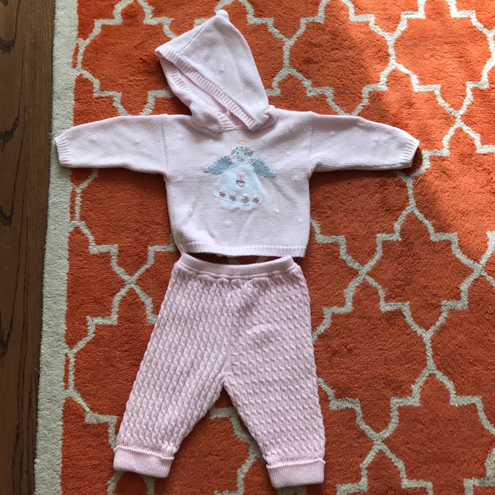 Hartstrings hooded sweater and sweater leggings