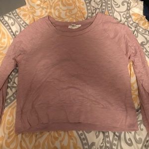 Long sleeve crop top