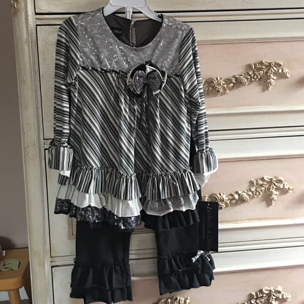 Isobella and Chloe boutique pant set - NWT 4T