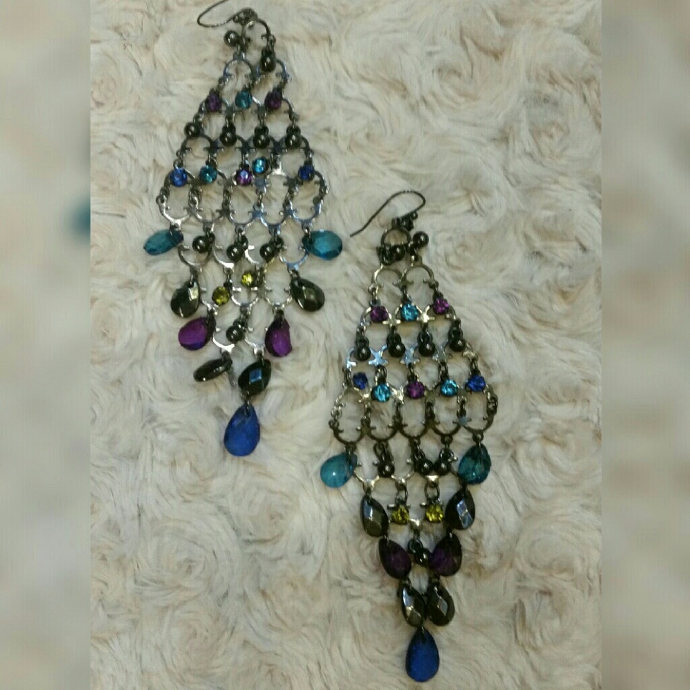 Beautiful 4" Dangling Earrings