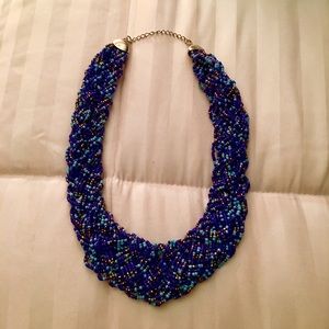 Beaded collar necklace