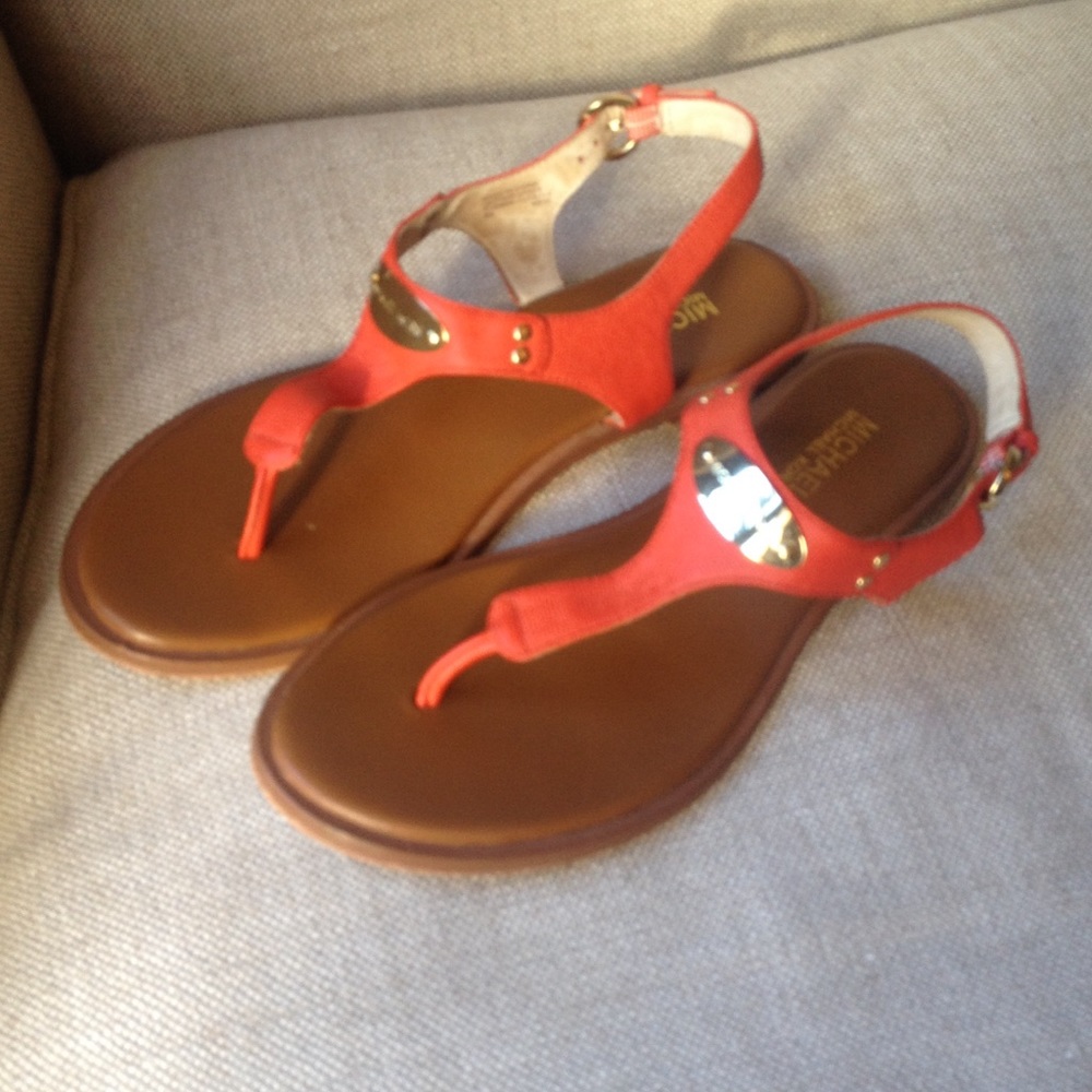 Michael Kors Orange Sandals - LOWEST PRICE