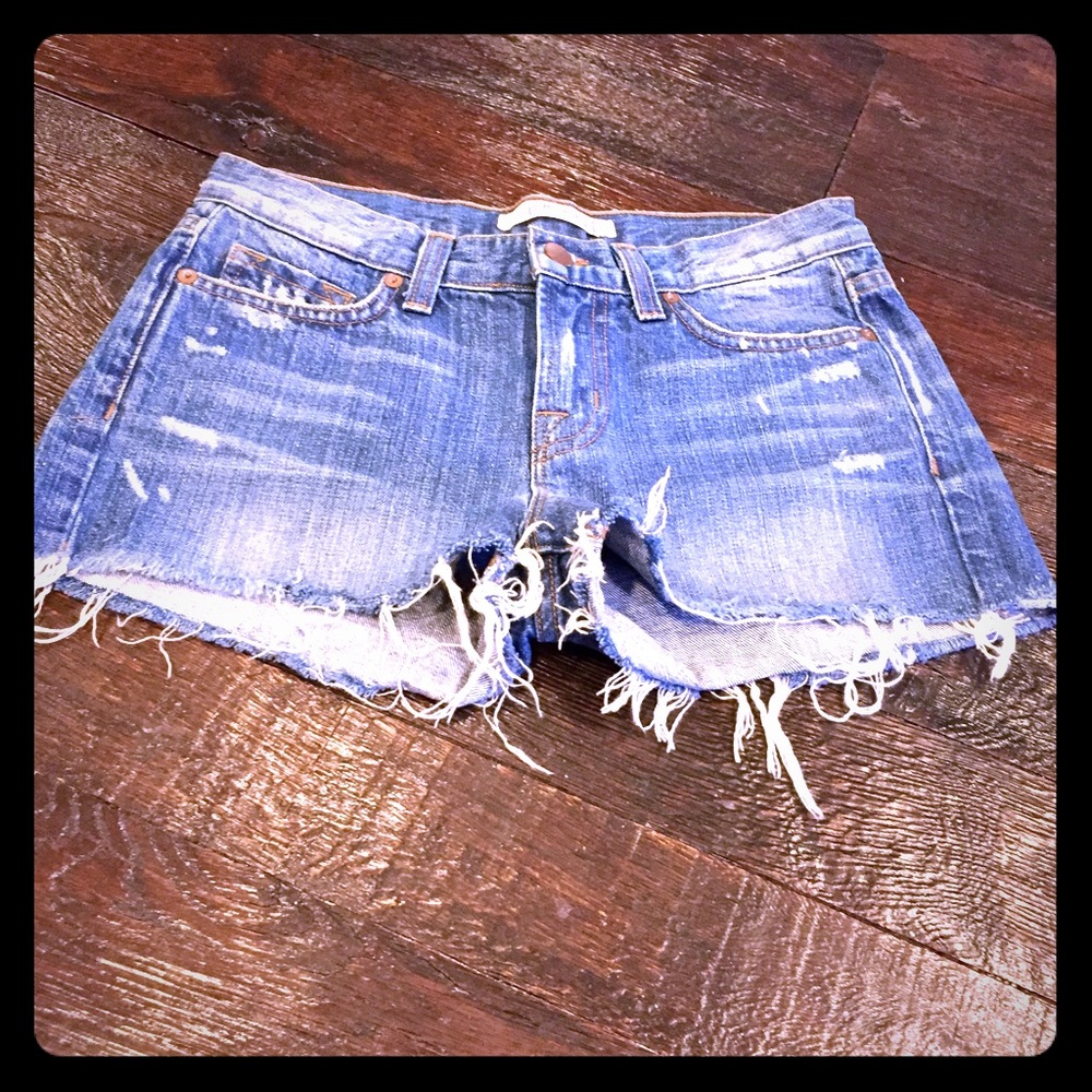 *SOLD* J Brand Cut-Off Denim Shorts - Size 26