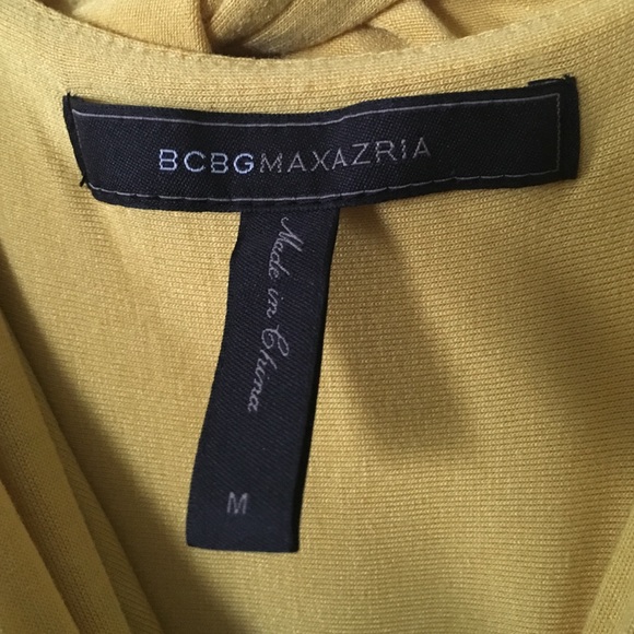 BCBGMaxazria Dress - mustard yellow - Picture 3 of 4