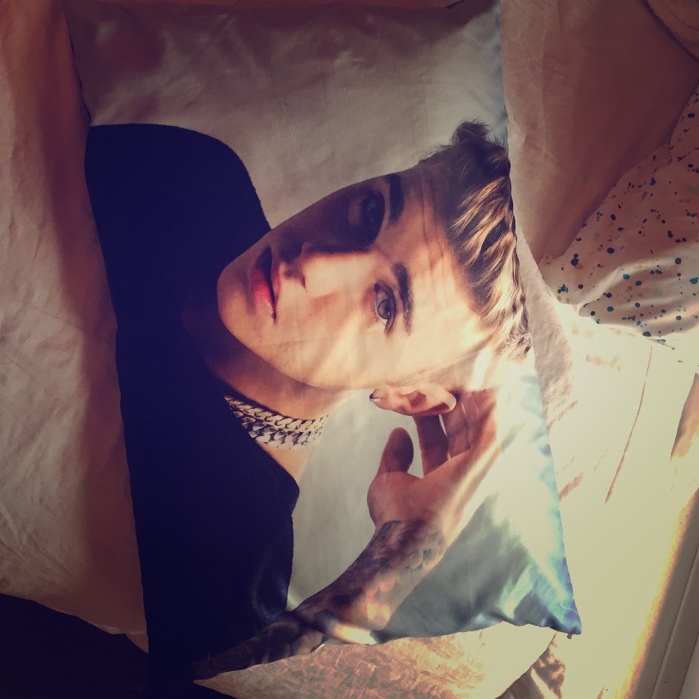 Justin Bieber pillow case
